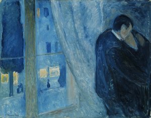 Baiser près de la fenêtre - Edvard Munch